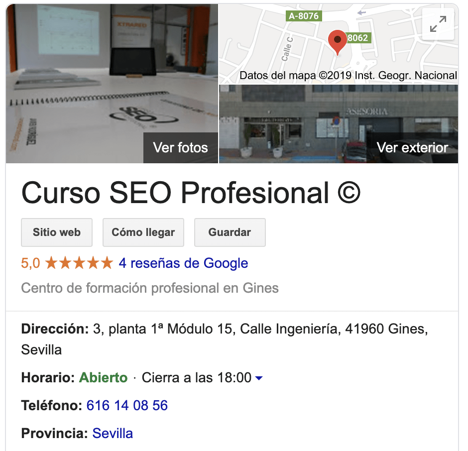 SEO en Google my business
